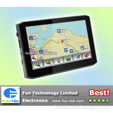 5-inch TFT-LCD ARM11 468MHz Car GPS Navigation Video MP3 MP4 FM Transmitter 2011New MAP